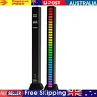 3Pcs Rechargeable APP Sound Control Light RGB 32LED Pickup Lamp Bar(Black)