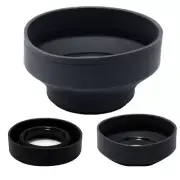 MaximalPower 55mm RUBBER 3 Position Folding for Camera Lens Hood