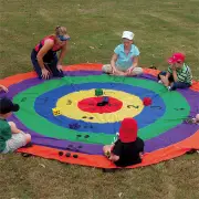 3.6m Diameter Circle Target Parachute with 12 handles.