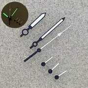 6pcs Black-white Watch Hand Green Luminous Watch Pointer For Japan VK63 Movement