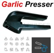 Plastic Garlic Presser Garlic Paste Ginger Presser Garlic Crusher Kitchenware