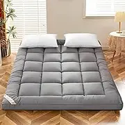 Futon Mattress Foldable,Thick Japanese Floor Mattress,Single Double Roll Up Sleeping Pad, Twin Full Queen King Size