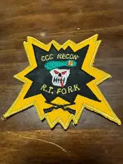 Vietnam US Special Forces CCC Recon Team Fork Patch
