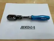 Snap-on Tools NEW PEARL BLUE 3/8" Drive Hard Grip Flex Head Ratchet FHFD80APB