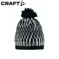 在飛比找樂天市場購物網優惠-【CRAFT 瑞典 羊毛雪花帽《黑》】1905530/保暖帽