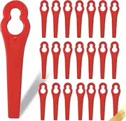Pack of 100 grass trimmer blades, replacement blades, compatible plastic replacement blades, trimmer blades, plastic blade accessories, suitable for grass trimmers, brush cutters