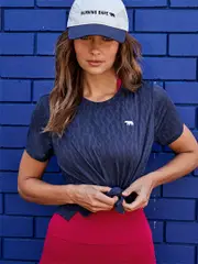 Women's Workout Tops & Sports Bras . Running Bare Activewear Tops - Elevate Air Workout Tee