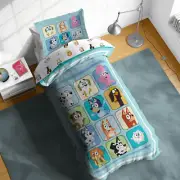Bluey & Friends Twin Comforter Set - 5 Piece Kids Bedding Includes Comforter, Sh