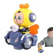 Cartoon Car Change Face, Automatic Driving Vehicle, Car Face Changing Music Dazzling Light Cute for Kids