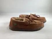 Mens Cloud Nine Chestnut Sheepskin Moccasins NEW