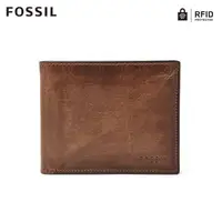 在飛比找momo購物網優惠-【FOSSIL 官方旗艦館】Derrick 棕色真皮RFID