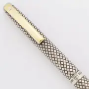 Sheaffer Silver Imperial Pencil - Sterling Diamond Grid, .9mm (New Old Stock)