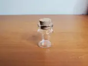 40 Small Glass Bottles w/ Corks, 5ml Tiny Vials Clear Mini Jars 3cm Tall