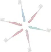 IWOWHERO Tooth Cleaning Tool for Kids Soft Bristle Cartoon Toothbrush 6pcs in Storage Bucket