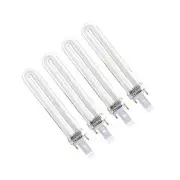 4 PCS/Set Light Bulbs Replacement 9W UV 365nm Lamp Bulb Tube for Nail Art