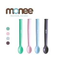 在飛比找樂天市場購物網優惠-韓國 monee 100%白金矽膠 寶寶智慧矽膠湯匙（四色可