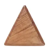 Black Walnut Wooden Tea Coffee Cup Pad Walnut Wood Coasters Durable Heat Resistant Square Drink Mat