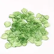 100 Pieces Green Leaf Bead Charms with Hole Jewelry Making, Acrylic Transparent Leaf Pendants Charm for Earring Necklace Bracelet Jewelry Making and Craft, 1.5x1.5x0.2cm/0.6x0.6x0.08inches, Acrylic,