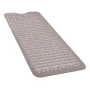 Bathtub and Shower Mats, Extra Long Non Slip Bath Mat, Bath Tub Mat with Brown