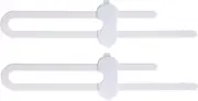 Slimline Slide Lock for Baby Proofing - Child Safety Cupboard Handle Locks - Sui
