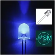50pcs 8mm F8 UV Clear Round LED Light Emitting Diode Super Bright LED 395-405nm