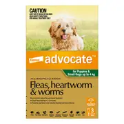 Advocate � Flea, Worm & Heartworm Treatment for Small Dogs up to 4kg - 3 Doses