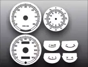 White Face Gauges for 1967-1968 Mercury Cougar XR7