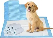 Oppsbuy Pet Training Pads 60 x 60cm Disposable Dog Pee Pads Leak-Proof and Super AbsorbentFast Drying Pee Blue Mats for Dogs,Puppies, Cats, Rabbits (50)