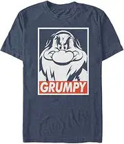 [Disney] Men's Snow White and Seven Dwarfs Grumpy Graphic T-Shirt