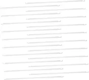 ZUNOXAZ Portable File Bars Set 20pcs Metal Hanging Strips for Document Organization in Office School Home
