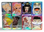 8 Custom TEXTURED & Holo One Piece OP TCG Leader Cards OP02 Japanese Proxies