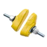 BMX Kool Stop Vans Brake Pads - Threaded Post - Sold In Pairs - Yellow