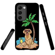 For Samsung Galaxy S23 Case Shielding Cover, Cool Dog