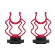 1X(2PCS Universal Microphone Wavy Shock Mount Adapter Plastic Microphone3708