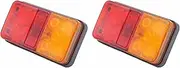2Pcs LED Trailer Lights Taillight Lamp Stop Indicator 12V/24V CAMPER Boat Truck