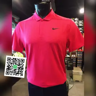 Nike GOLF 運動 POLO衫 男款 上衣 粉色款  NIKE 條紋 機能排汗