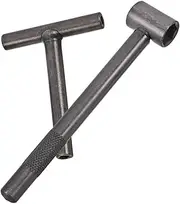 HORIALENCE 2pcs Motorcycle Valve Wrench Tool Compact Valve Adjustment Spanner for Engine Maintenance Compatible with Various Motorcycles Scooters Portable Design for Go Repairs