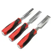 Safety Length Shafts Woodworking Wood Chisel Set 25? Straight Beveled Blades