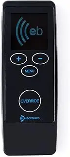Elecbrakes Remote Control Mobile Electric Trailer Brake Controller with Bluetooth Enabled Smartphone Connection Proportional Black Plastic