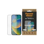 PanzerGlass Ultra-Wide Fit Antibacterial Screen Protector for iPhone 14 Pro