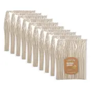 500pc Lemon & Lime Earthie Eco Biodegradable Recyclable Wooden Knives/Cutlery