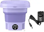 MAX COOL 8L Foldable Washing Machine Portable Mini Washing Machine 3 Modes Deep Cleaning Perfect for Office, Camping, Traveling