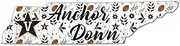 NCAA Vanderbilt Commodores Unisex Vanderbilt University Floral State Sign, Team Color, 12 inch