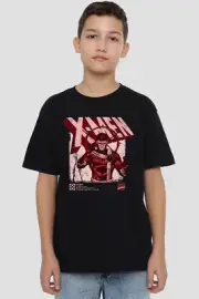 Xmen Cyclops Info Kids T-Shirt Black