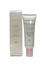 New In Box Mary Kay Medium Coverage Foundation Bronze 500 Normal/Oily -Pink Cap
