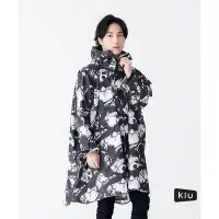 在飛比找Yahoo!奇摩拍賣優惠-日本KIU 163191 墨跡 標準成人空氣感有袖斗篷雨衣 