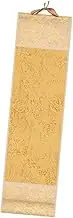 yuksok Chinese Blank Hanging Scroll Wall Decor Versatile Painting Roll Blank Calligraphy Scroll for Party Celebration, Deep Yellow