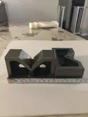 V Block Set HHIP 4” X 1 3/8” X 2-1/4”INCH CAST Iron 3402-1002