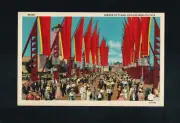 PC-1106**U.S. 1933*Linen PPC**Unused-Mint**Chicago World´s Fair-Avenue of Flags
