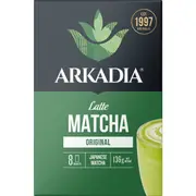 Arkadia Latte Matcha Sachets Original 8 pack